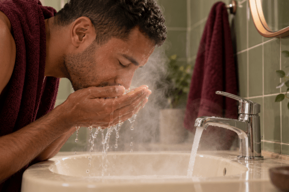 Les erreurs de nettoyage de la peau : Pourquoi le rinçage à l’eau chaude peut être néfaste ?